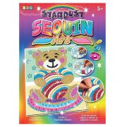 Изкуство с пайети и блестящ пясък, Мече