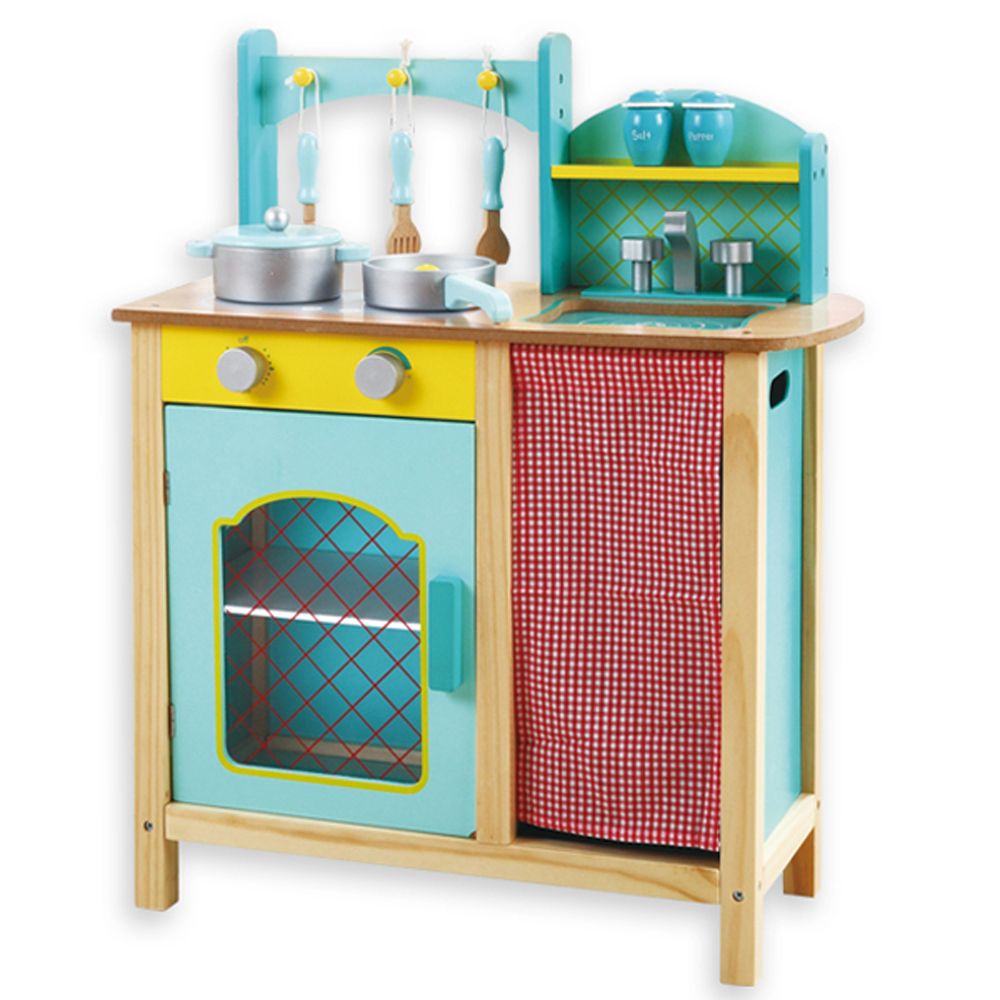 Andreu toys, Голяма синя кухня с аксесоари