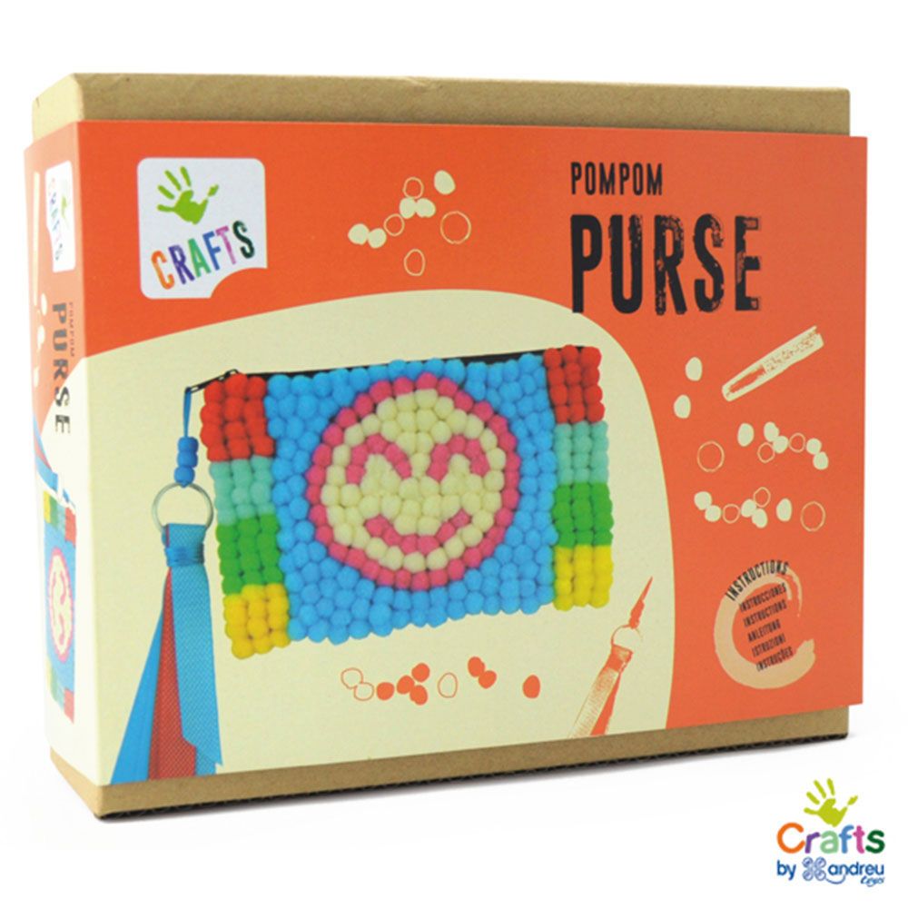 Andreu toys, Направи сама портмоне с помпони