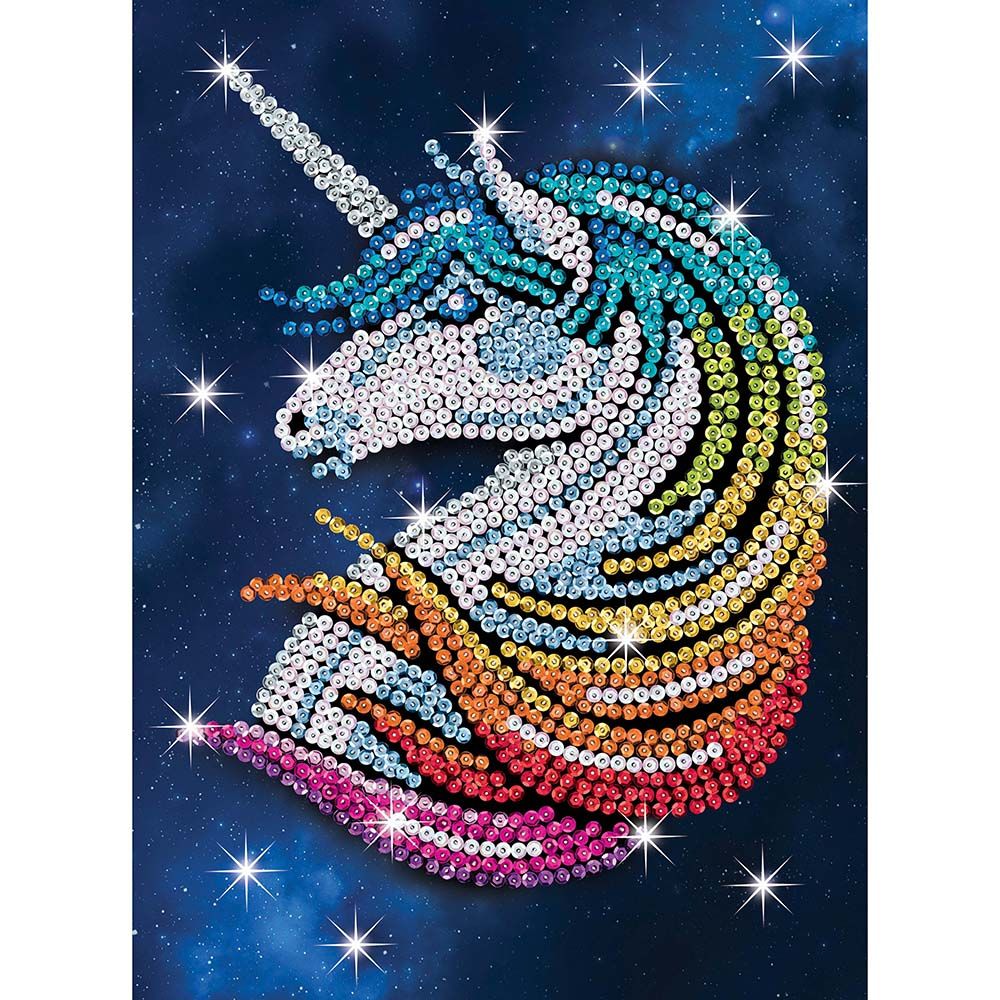 ART RED, Изкуство с пайети, Еднорог, Sequin art