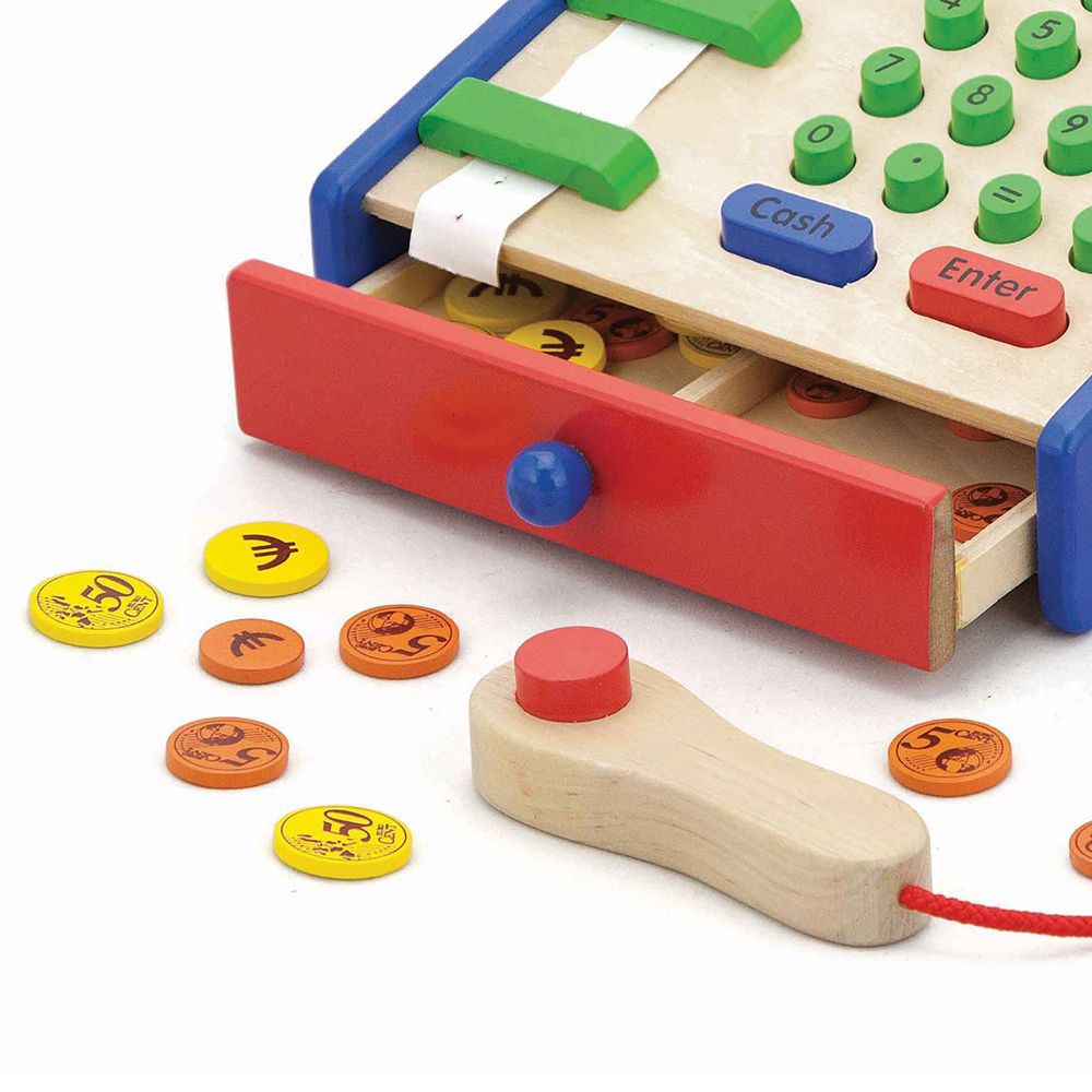 Дървен касов апарат