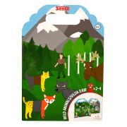 Игра със силиконови стикери, Диви животни