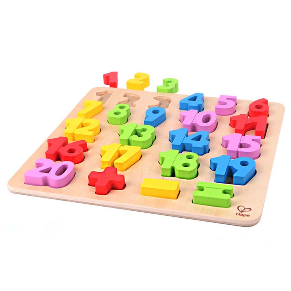 Hape, Дървен пъзел, Уча се да смятам