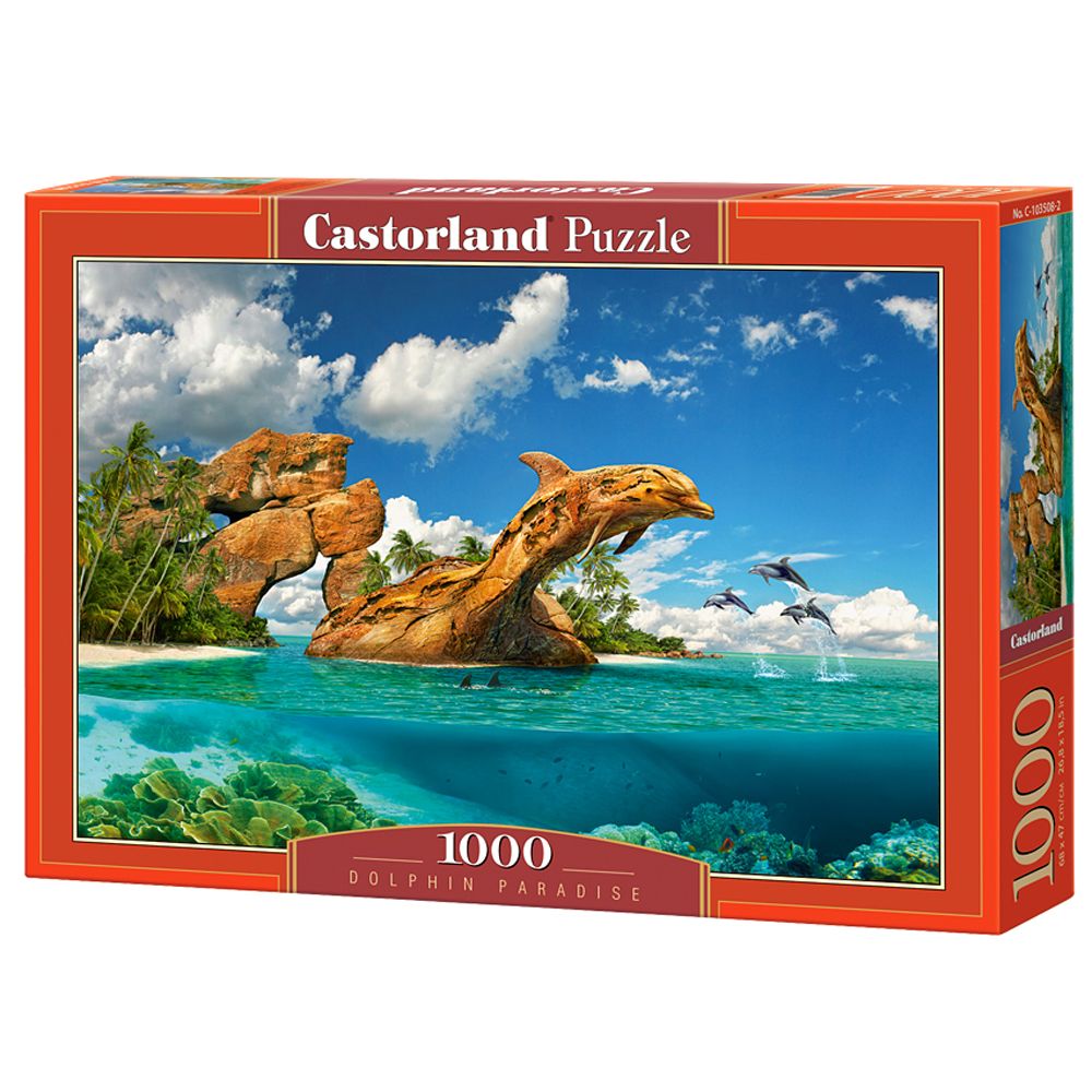 Castorland, Делфини, пъзел 1000 части