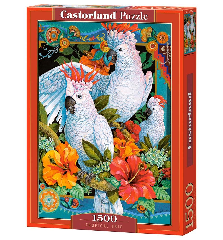 Castorland, Тропическо трио, пъзел 1500 части