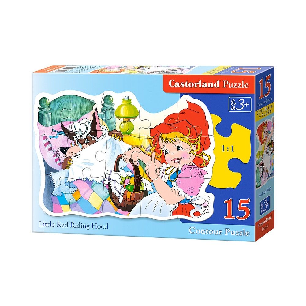 Castorland, Червената шапчица и вълка, пъзел 15 части