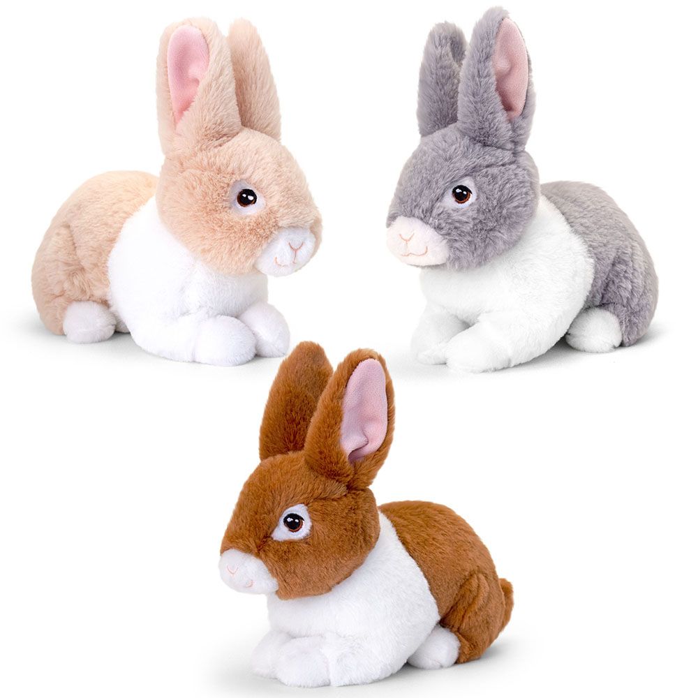 Екологична играчка, Зайче, 25 см, асортимент