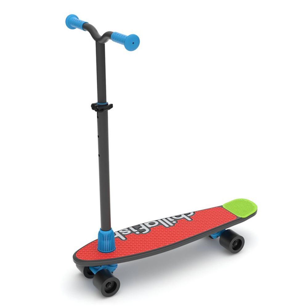 Скейтборд и тротинетка, 2 в 1, SkatieSkootie, черна