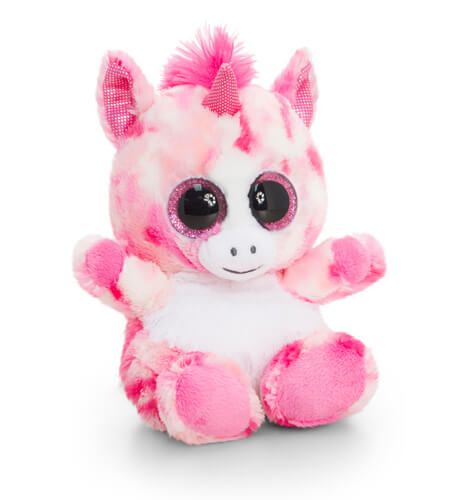 Keel Toys, Плюшен еднорог, розов, 25 см