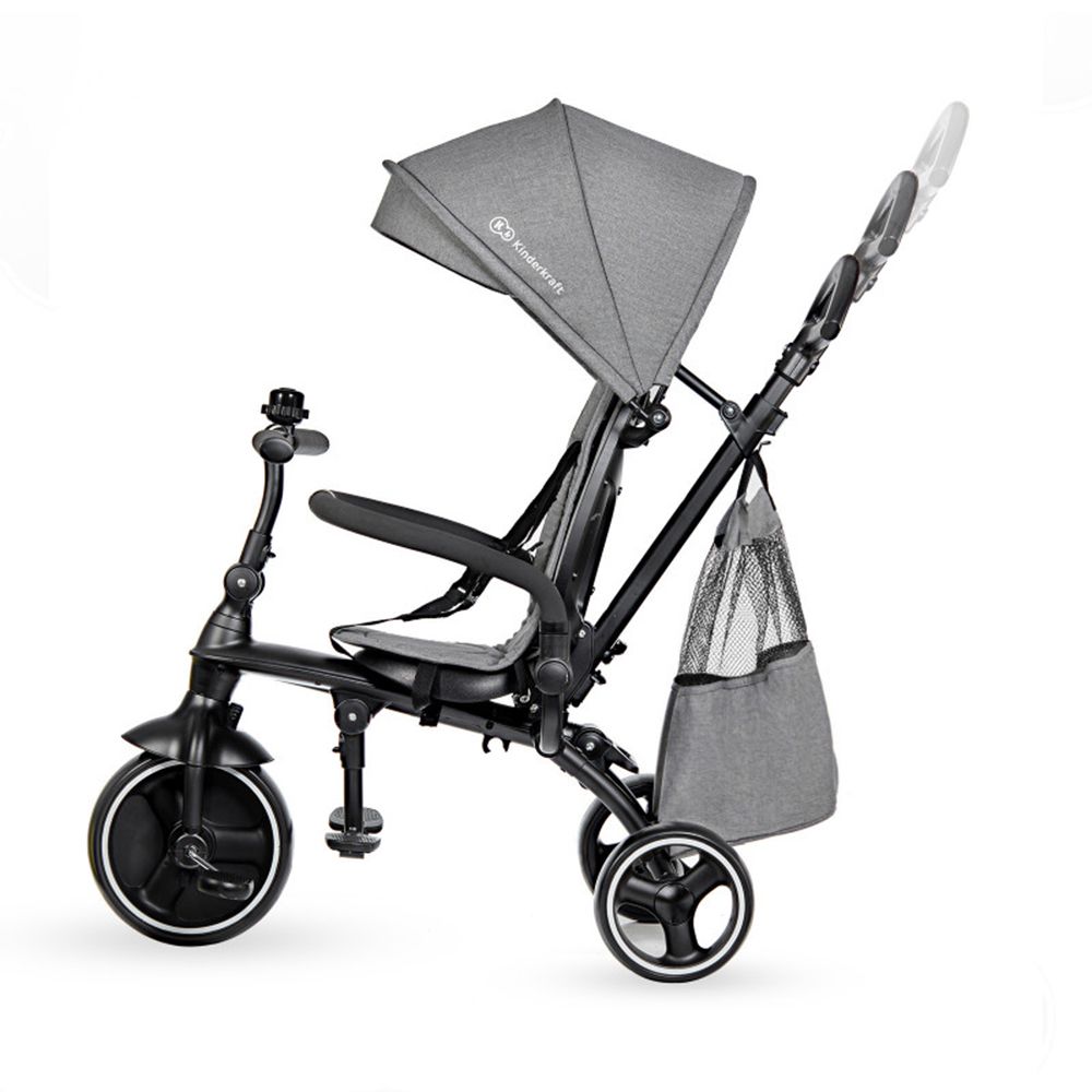 Kinderkraft Jazz Триколка, 4 в 1, сива