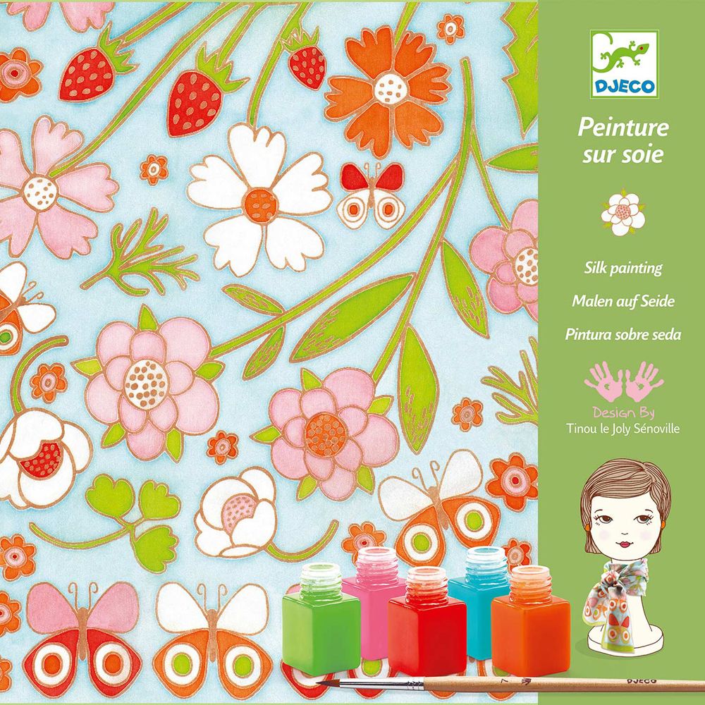 Djeco, Декорирай сама копринен шал, Пеперуди