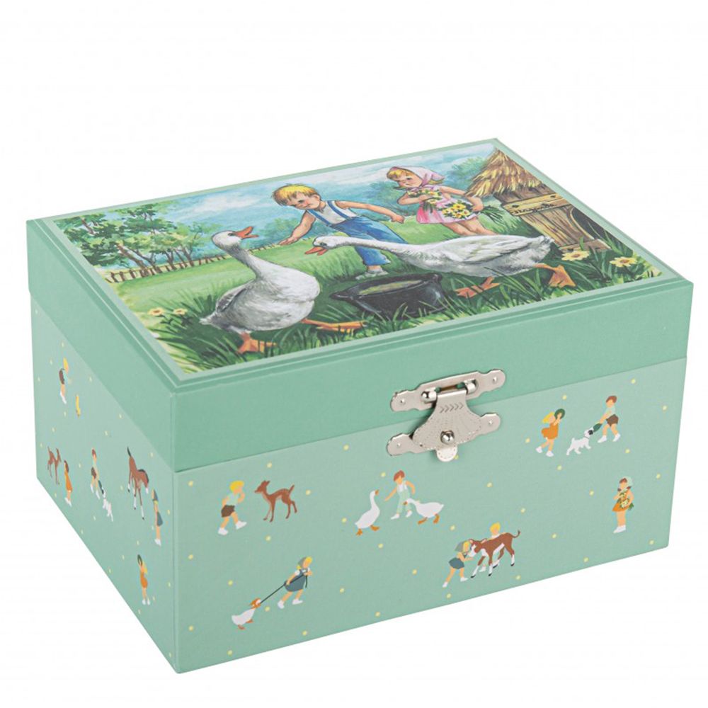 Музикална кутия, Детски спомени, Jeanne Lagarde, фигура Бяло конче