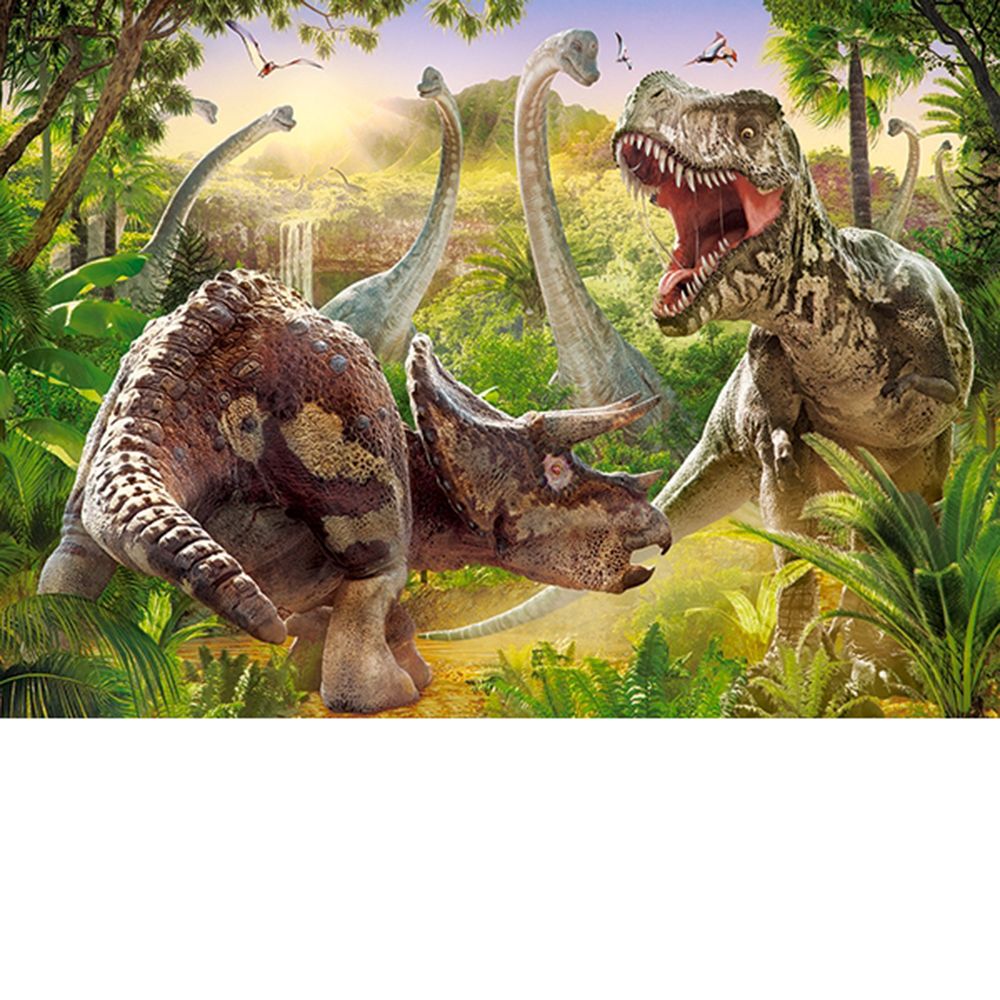 Битка с динозаври, пъзел 180 части