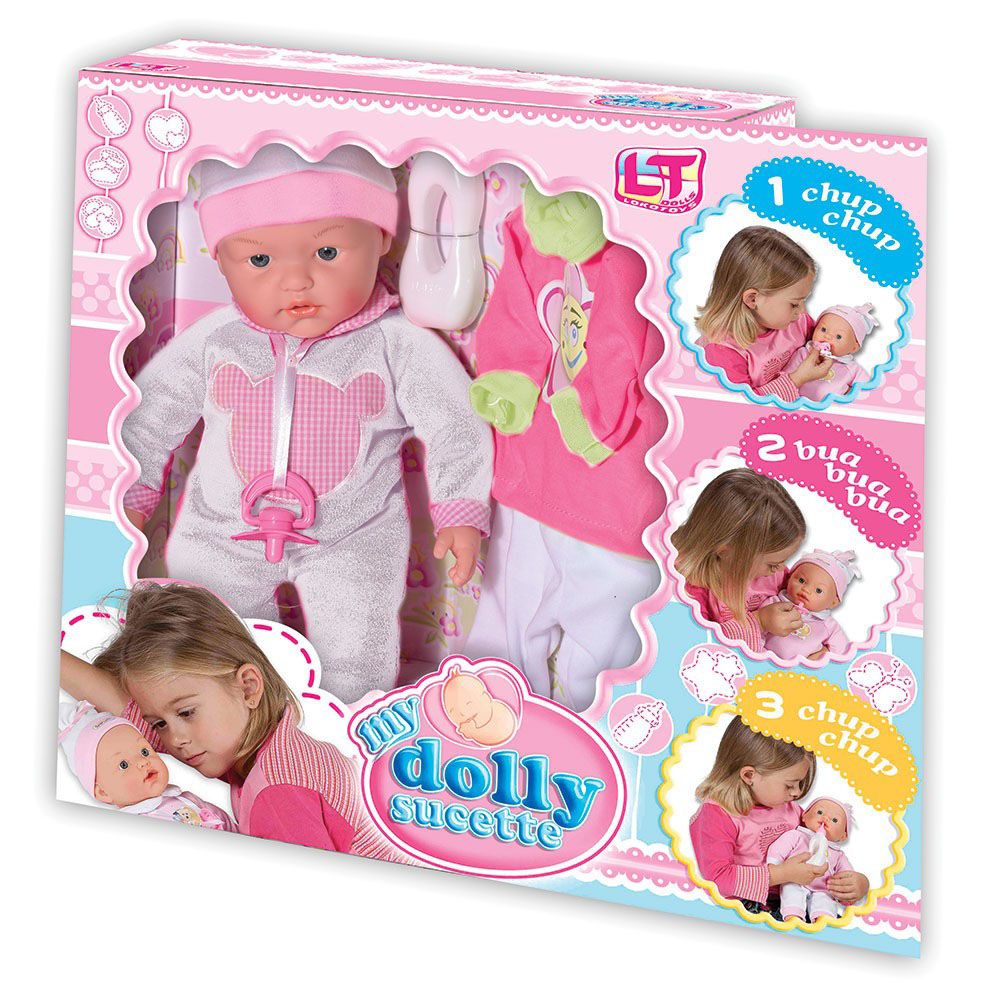 Loko Toys, L, Бебе-кукла с дрехи, My Dolly Sucette