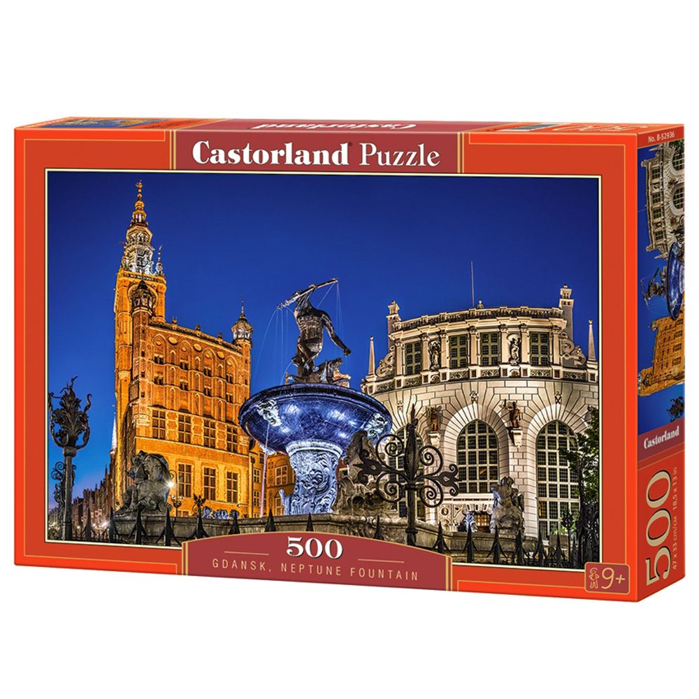 Castorland, Фонтанът на Нептун, Гданск, пъзел 500 части