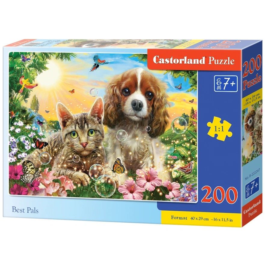Castorland, Най-добри приятели, пъзел 200 части