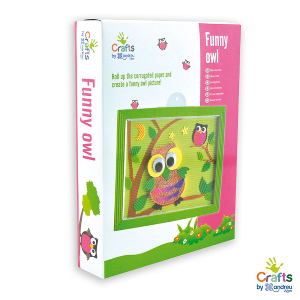 Andreu toys, Направи сам картина с бухал от хартия