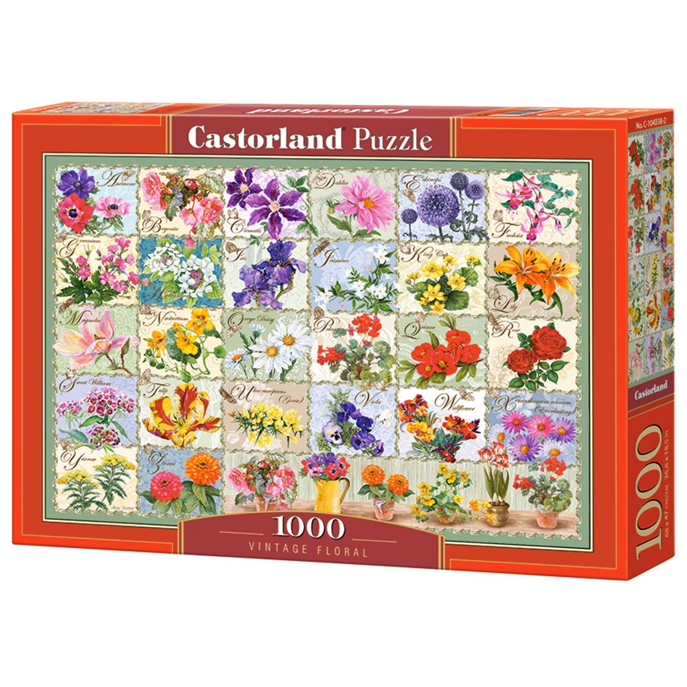 Castorland, Цветя, пъзел 1000 части