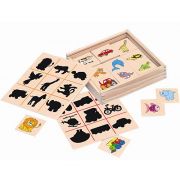 Детска дървена игра, Намери сянката