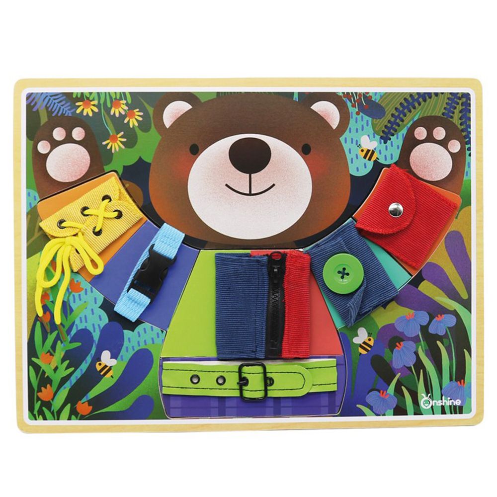 Andreu toys, Активна дъска за основни умения, Облечи мечето