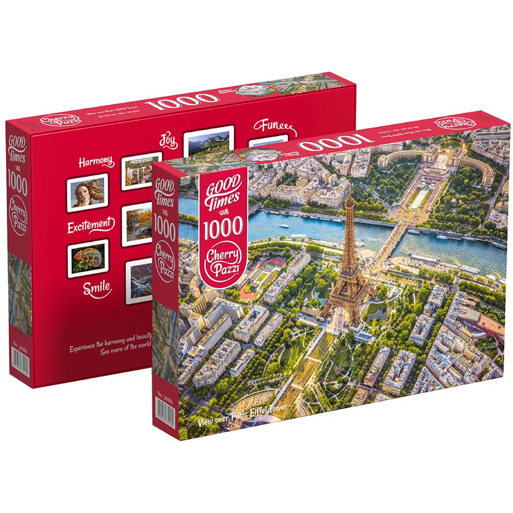 Гледка към Айфеловата кула, Париж, пъзел 1000 части