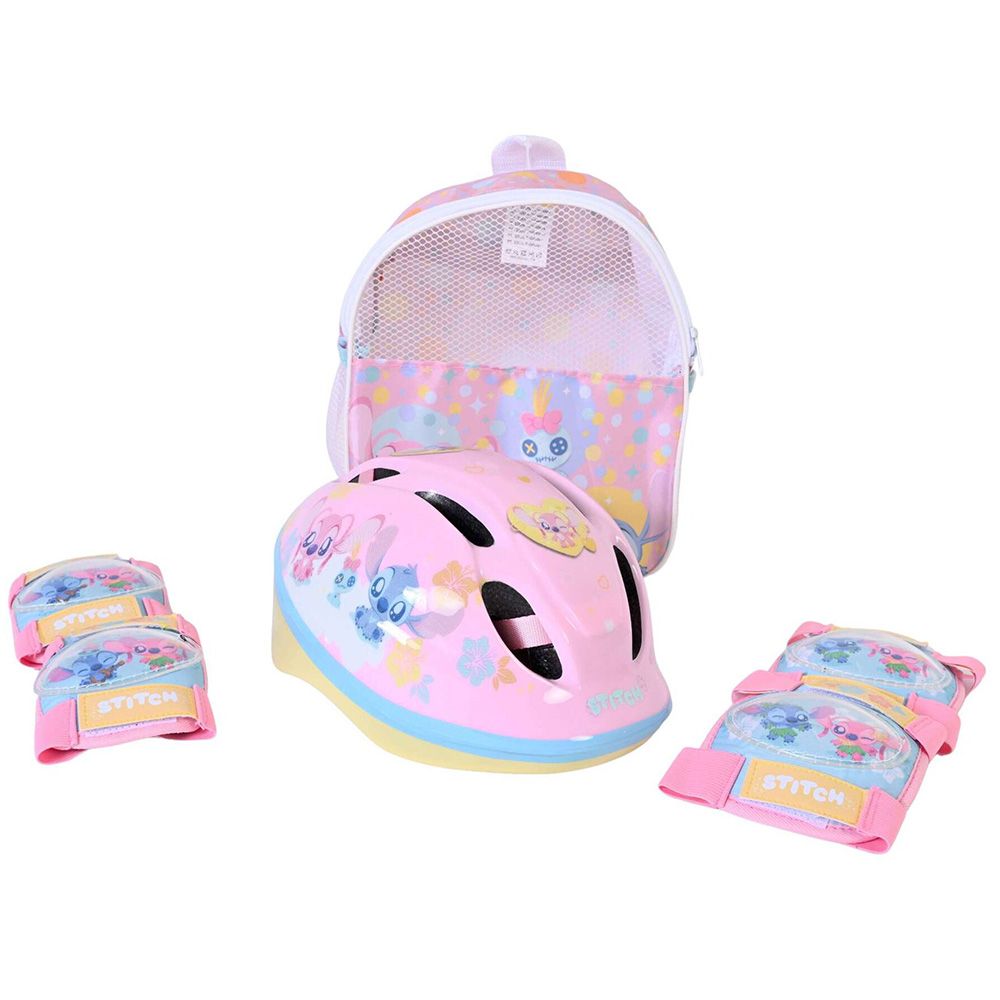 E&L Company, Детски комплект каска и протектори, Стич