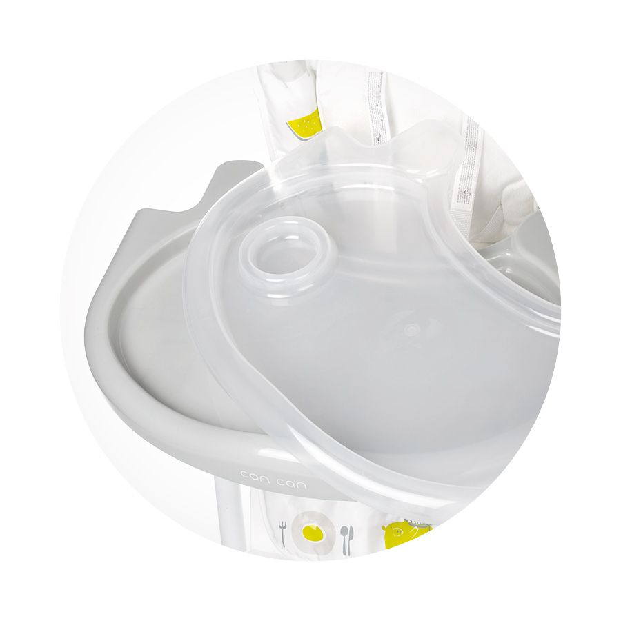 Столче за хранене Кан Кан, , жълто