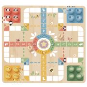 Дървени игри, Не се сърди човече и Змии и стълби, 2 в 1