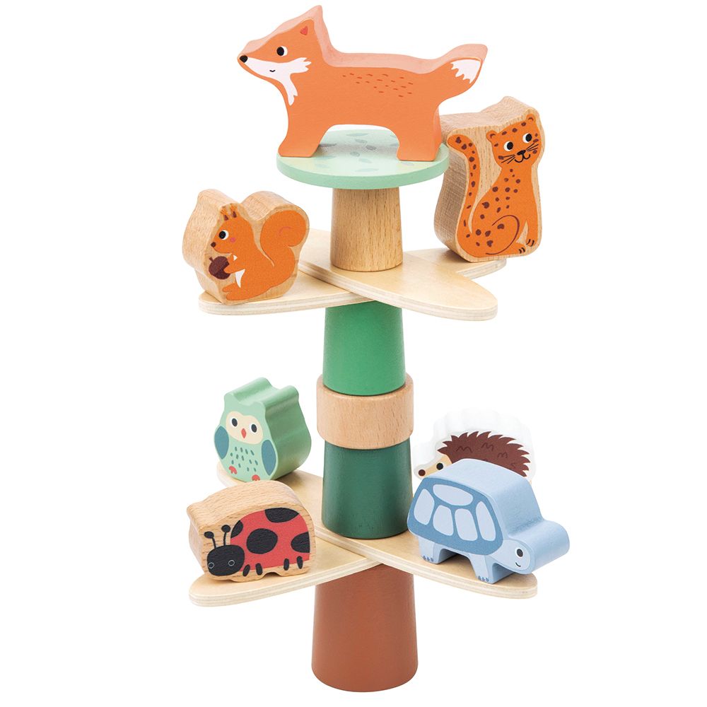 Дървена игра за баланс, Гора