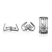 Комплект метални пъзели, Главоблъсканици, 3 броя