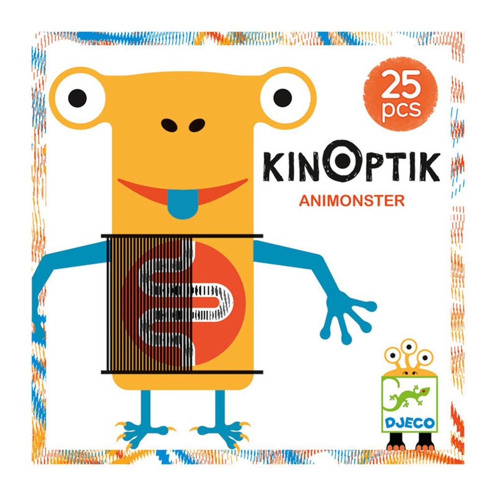 Kinoptik, Магнитен пъзел, Анимирани картини, Чудовища, Djeco