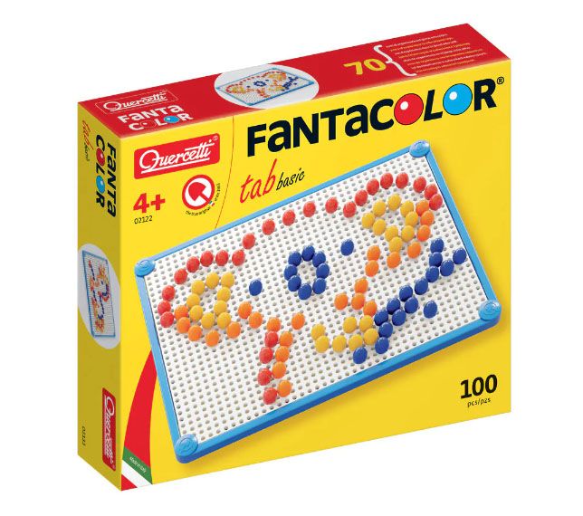 Quercetti, FANTACOLOR BASIC, 100 части