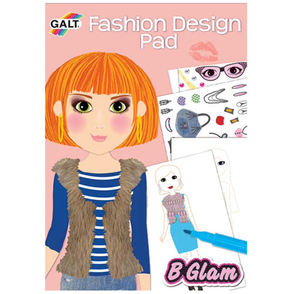 Galt Toys, Книжка Модерни момичета, дизайн на облекла