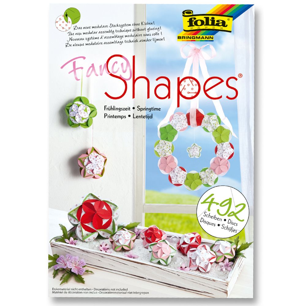 Folia Bringmann, Комплект за изработка на декорации, Fancy Shapes, Пролет