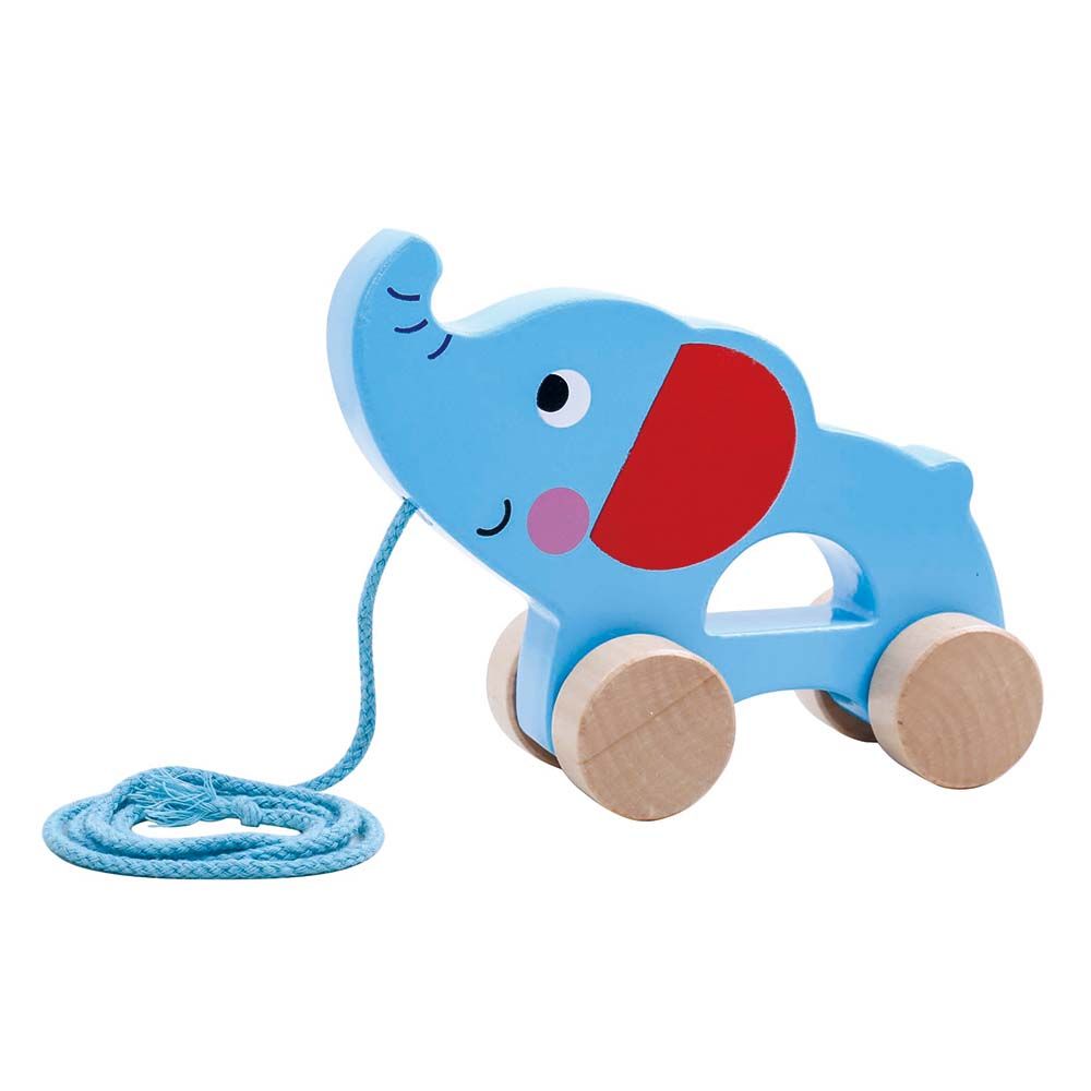 TookyToy, Дървена играчка за дърпане, Слонче