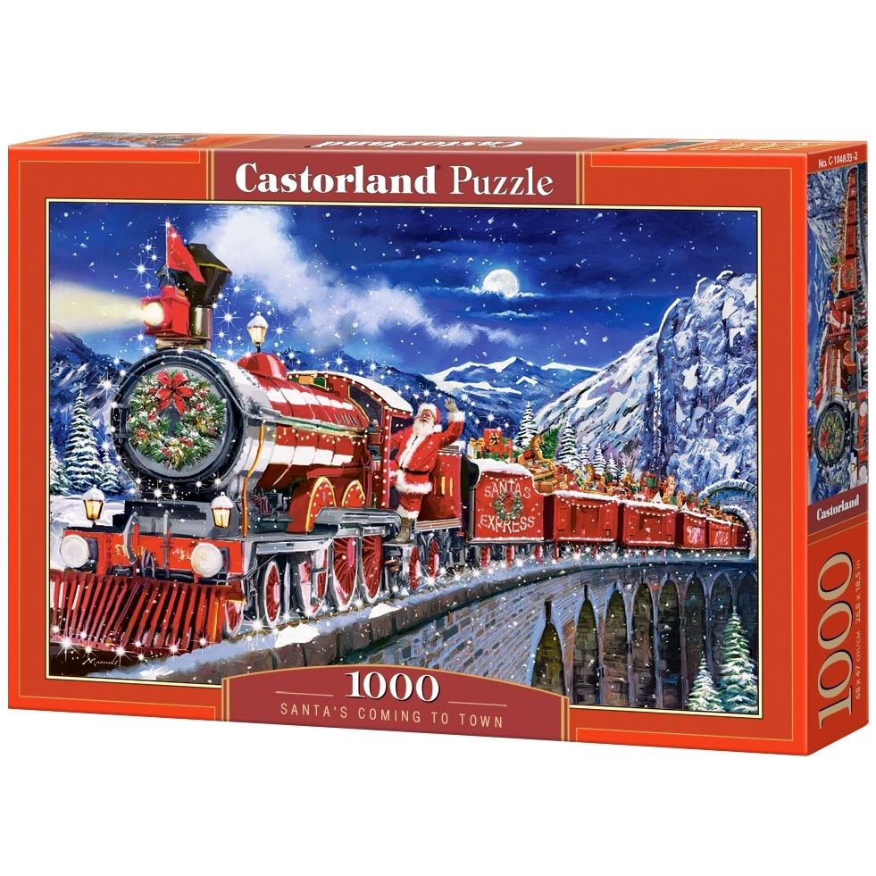 Castorland, Дядо Коледа идва в града, пъзел 1000 части