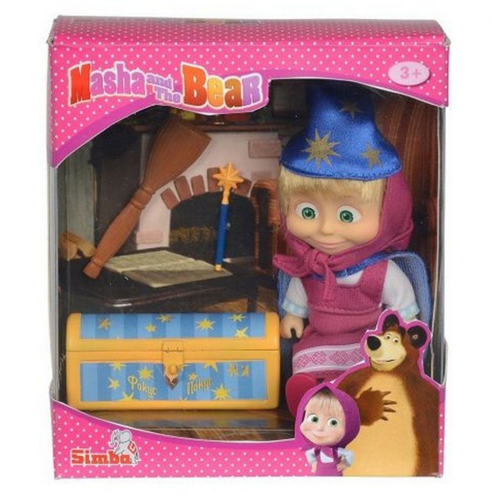 Simba, Комплект Маша - фокусник, Маша и Мечокът