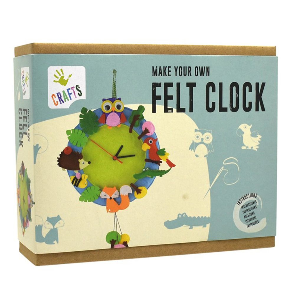 Andreu toys, Часовник - комплект за шиене и апликация, Горски свят