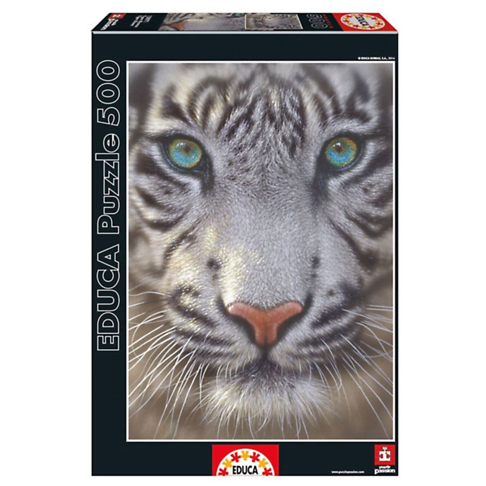 Educa, Бял тигър, пъзел 500 части