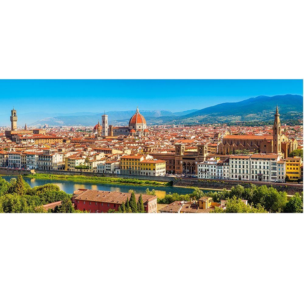 Панорама на Флоренция, панорамен пъзел 600 части