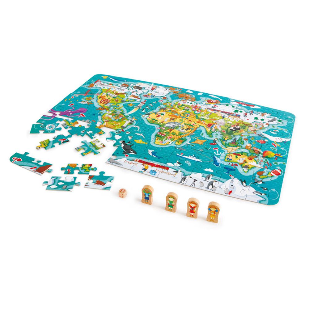 Hape, Пъзел игра 2в1, Откриватели на света