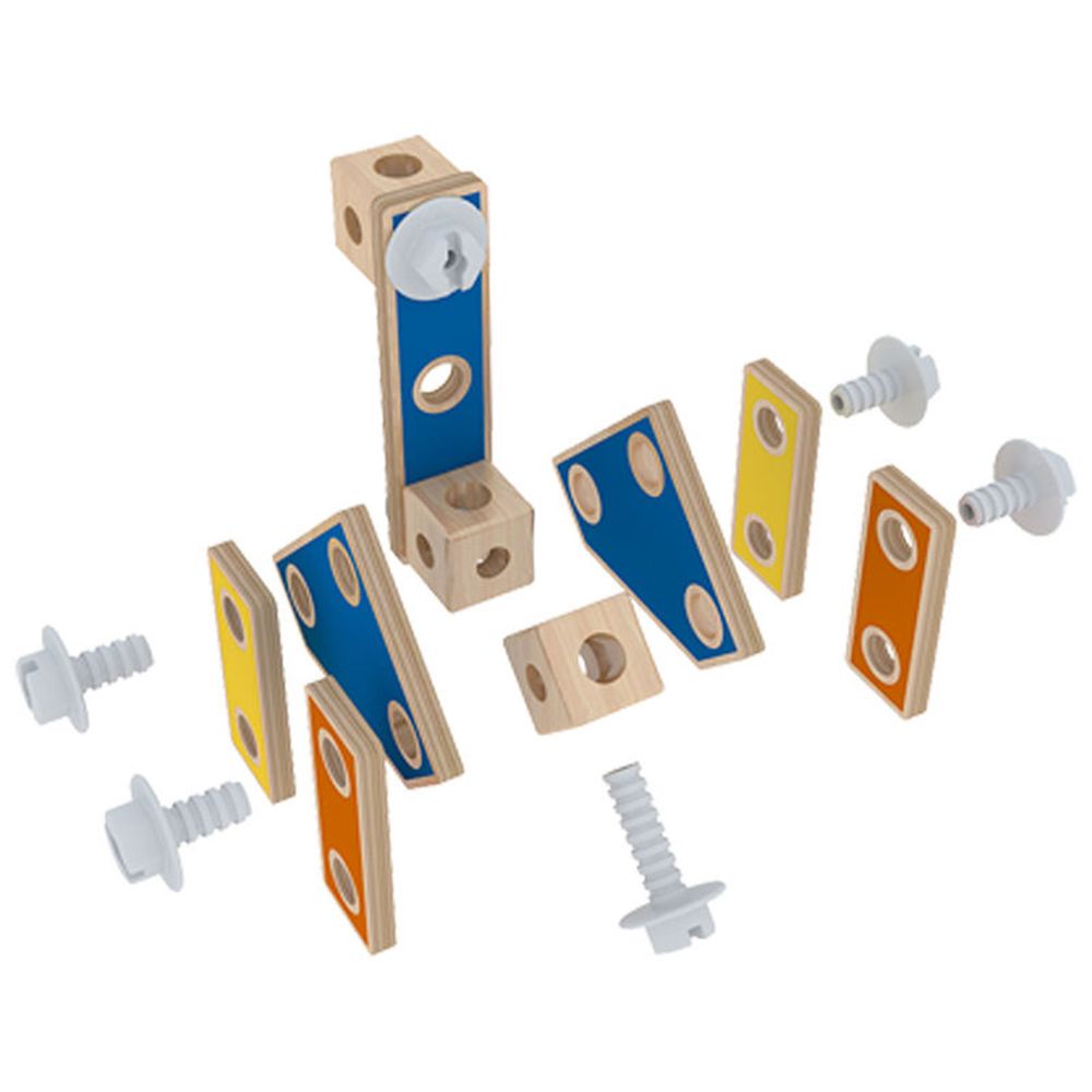 Hape, Дървен конструктор, Самолет, 62 части