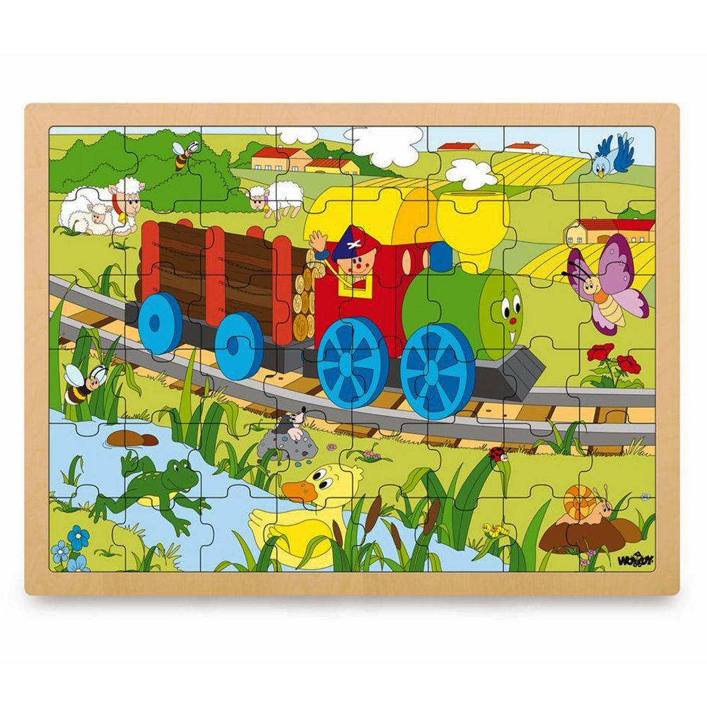 Woodyland, Дървен пъзел в рамка, Веселото влакче