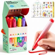 Ароматизирани маркери, Плодчета, 12 цвята