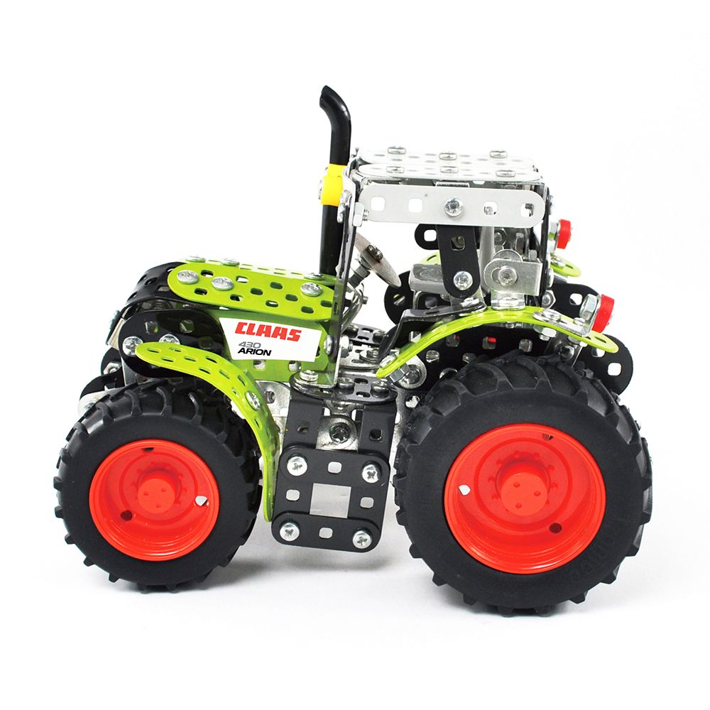 Метален конструктор Трактор Claas Arion 430 с ремарке, 700 части