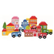 Дървен конструктор - град