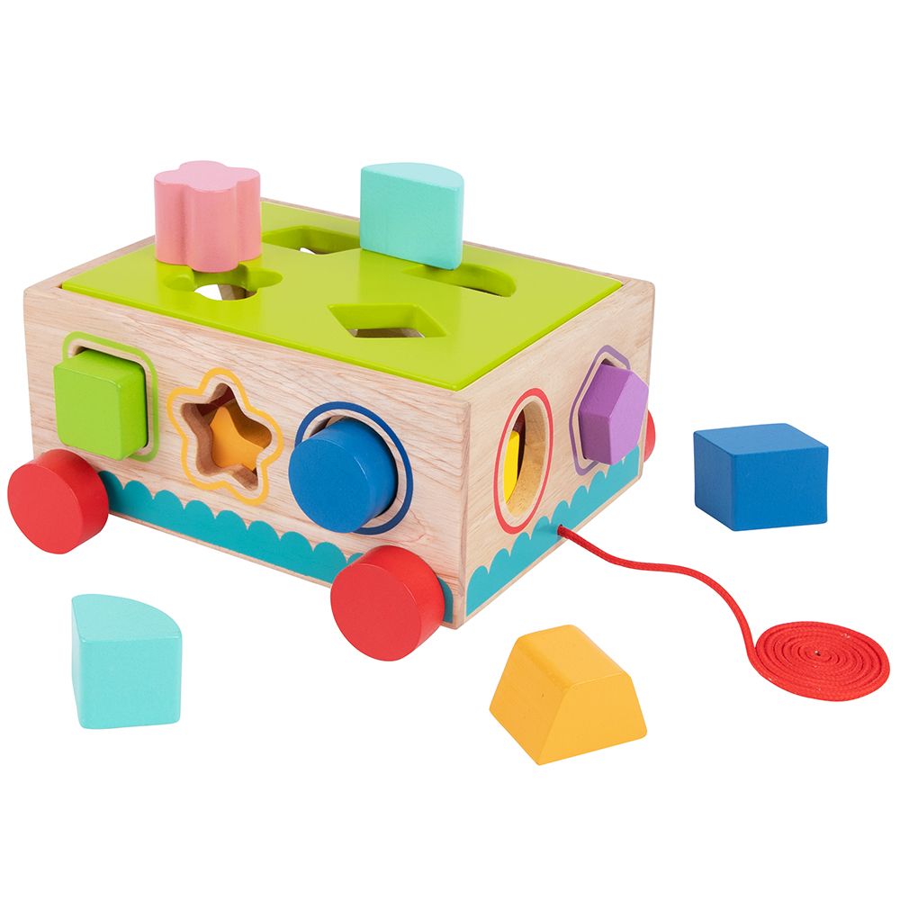 TookyToy, Дървена количка-сортер за дърпане