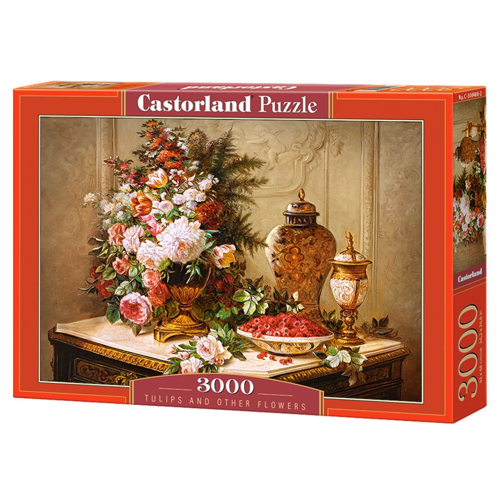 Castorland, Лалета и други цветя, пъзел 3000 части