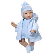 Кукла-бебе, Коке със синьо гащеризонче и плато