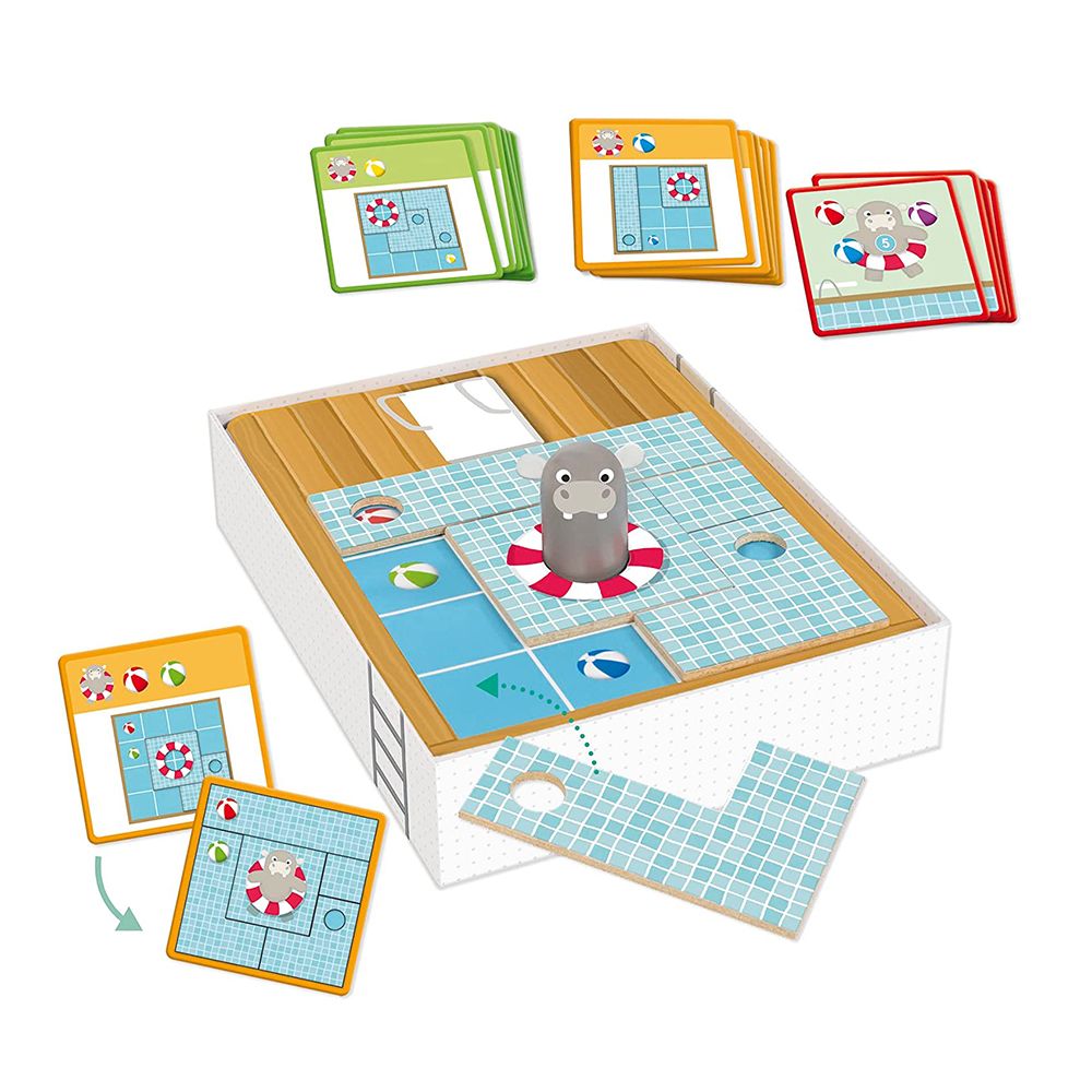 Детска игра за логика и ориентация, Хипо в басейна